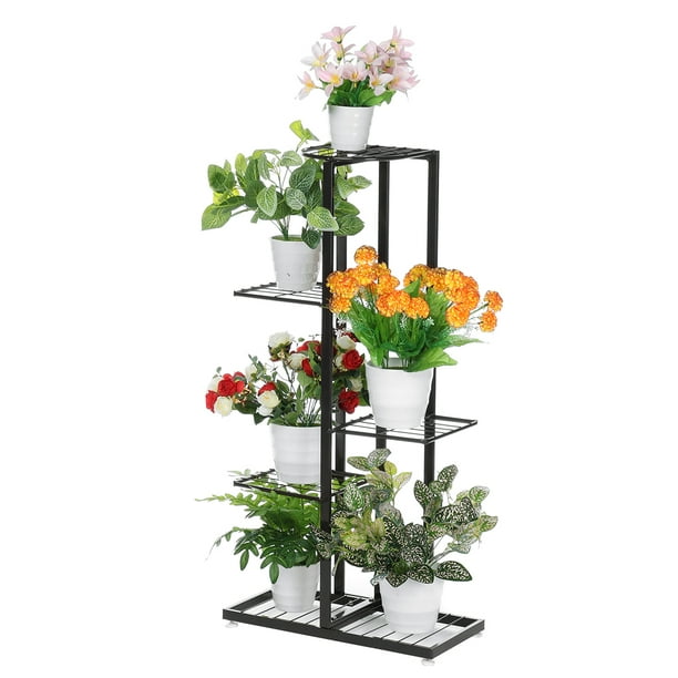 5 Tier Metal Plant Stand Flower Pot Holder Self Rack Display Garden Decor Brown 5 Tier Metal Plant Stand Flower Pot Holder Self Rack Display Garden Decor Brown